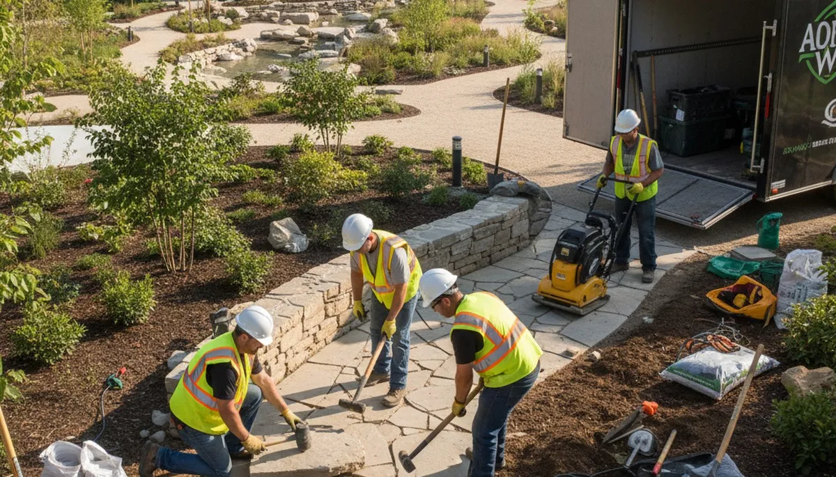 Thornton, CO arborist designing a landscape for tree care and outdoor space planning