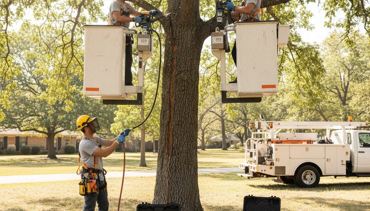 Arbor Tree Care treating tree disease in Thornton, CO for fungal infections and declining trees