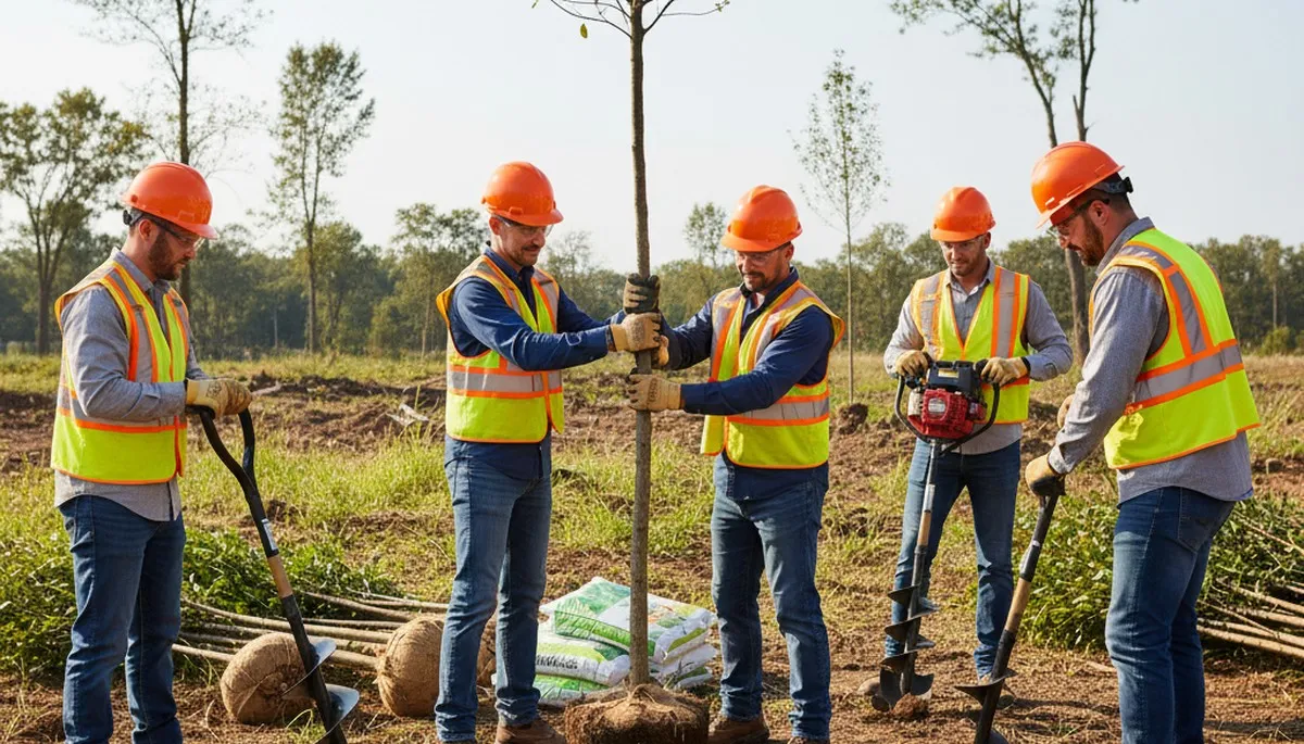 Tree planting service in Thornton, CO for healthy landscape establishment and proper species selection