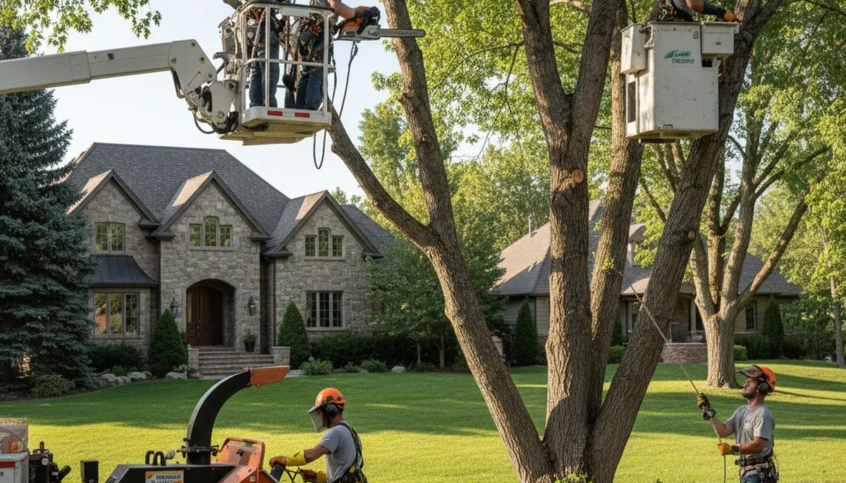 Tree service team in Thornton, CO providing professional tree trimming and maintenance